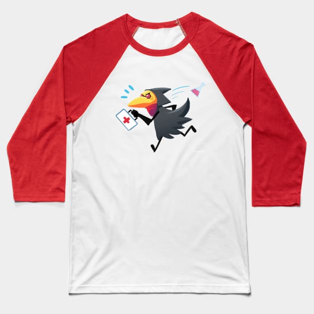 Mortimer Mycovelli runs to help Baseball T-Shirt by Cosmographia